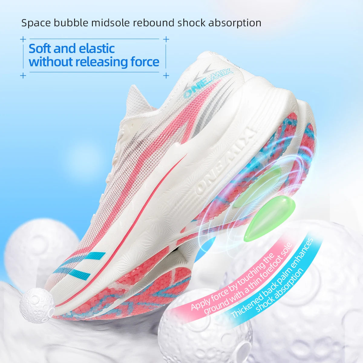 ONEMIX 2026 Tupo New Carbon Plate Marathon Running Shoe Pro Tests Stable Support For Shock-absorbing Ultralight Bounce Sneakers